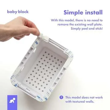 Baby Block Extra Large Baby Outlet Covers Baby Proofing | Plug Covers Baby Proofing | Outlet Cover Box | Plug Covers for Electrical Outlets | Electrical Outlet Covers | Outlet Protectors for Babies