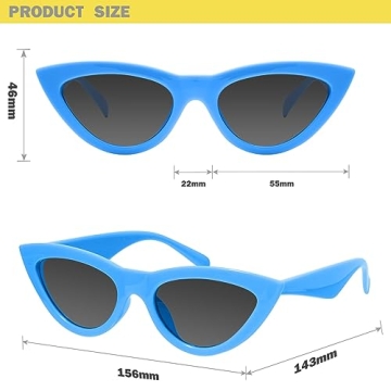 Trendy Retro Cat Eye Sunglasses for Women - Mosanana