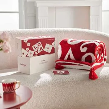 Cozy and Soft Bedsure Valentine’s Day Throw Blanket