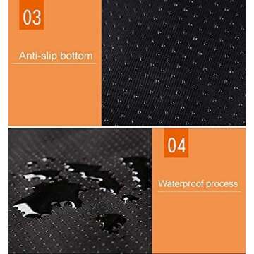 4 Pack Guinea Pig Cage Liners - Washable Guinea Pig Pee Pads, Waterproof Reusable & Anti Slip Guinea Pig Bedding Fast and Super Absorbent Pee Pad for Small Animals Rabbit Hamster Rat