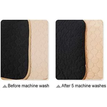 4 Pack Guinea Pig Cage Liners - Washable Guinea Pig Pee Pads, Waterproof Reusable & Anti Slip Guinea Pig Bedding Fast and Super Absorbent Pee Pad for Small Animals Rabbit Hamster Rat