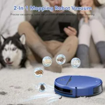 Affordable 2-in-1 Robot Vacuum & Mop Combo for Efficient Cleaning