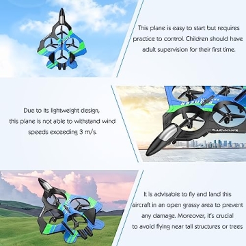 isYoung Remote Control Airplane for Kids and Adults