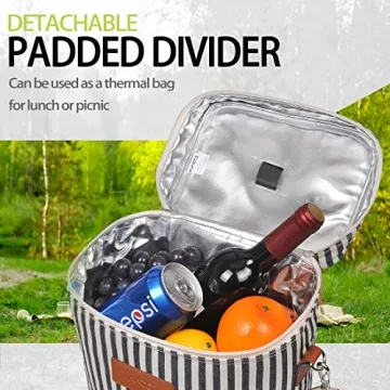 Tirrinia Insulated Wine Gift Tote for Stylish Transport