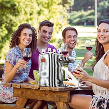 Tirrinia Insulated Wine Gift Tote for Stylish Transport