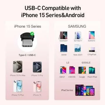 iWALK USB-C Portable Charger for iPhone 15: Mini 20W 4800mAh Wireless Power Bank Fast Charging Trave...