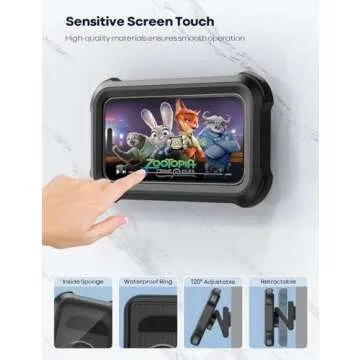 Lamicall Shower Phone Holder - Waterproof Stand for Phones