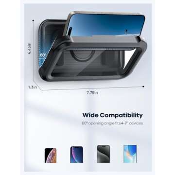 Lamicall Shower Phone Holder - Waterproof Stand for Phones