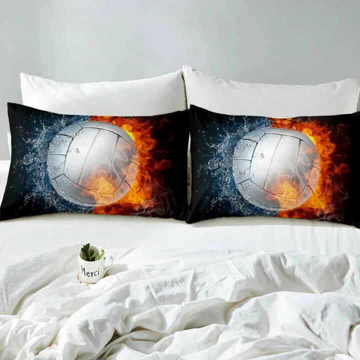 Volleyball Bedding Set for Kids - Full Comforter 3PC