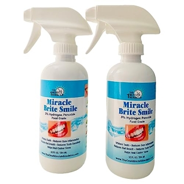 Miracle Brite Smile Mouthwash - Teeth whitening, Breath freshening, Removing Bad Breaths & Tooth Sen...