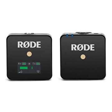 Rode Microphones Wireless Go Compact Transmitter/Receiver Wireless Solution with Clip-On Lavalier Microphone (2 Items)