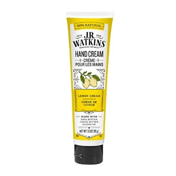 J.R. Watkins Natural Moisturizing Hand Cream, Hydrating Hand Moisturizer with Shea Butter, Cocoa But...