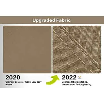 Double Roof Outdoor Gazebo - ABCCANOPY 10x10 Patio Gazebo with Mosquito Netting, Outdoor Canopies for Shade and Rain for Lawn, Garden, Backyard & Deck (Khaki)