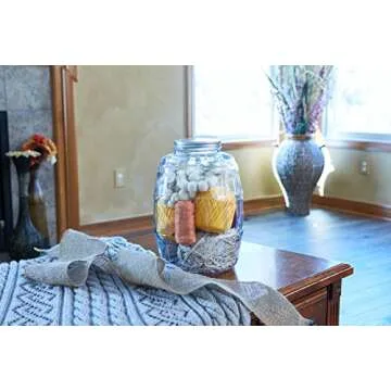 Anchor Hocking 2.5 Gallon Glass Barrel Jar with Lid