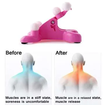 MWELLEWM Cervical Spine Alignment Chiropractic Pillow,Neck and Head Pain Relief Back Massage Traction Device Support Relaxer, Tension Headache Relief, 6 Trigger Point Therapy, Improved Mobility