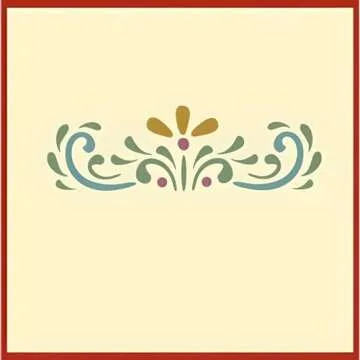 Artful Rosemaling Stencil Set for Creative Projects