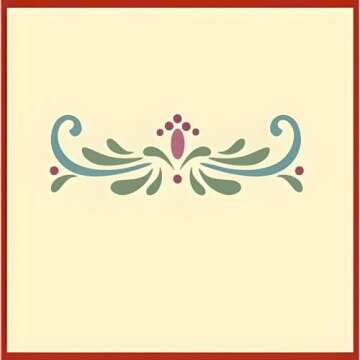 Artful Rosemaling Stencil Set for Creative Projects
