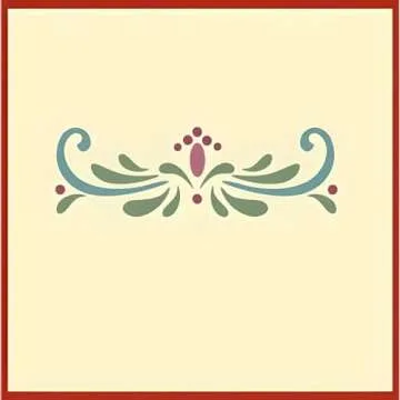 Artful Rosemaling Stencil Set for Creative Projects