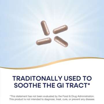 Nature's Way Slippery Elm Bark, Traditional Support to Soothe the GI Tract*, Vegan, 100 Capsules (Packaging May Vary)