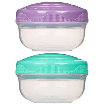 Sistema PortionPod Snack Pots - BPA-Free & Assorted