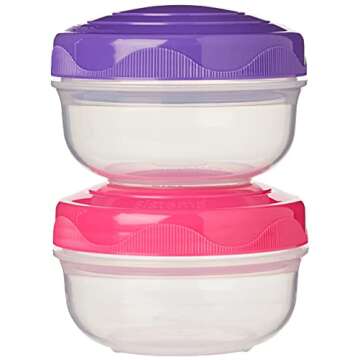 Sistema PortionPod Snack Pots - BPA-Free & Assorted