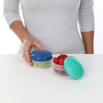 Sistema PortionPod Snack Pots - BPA-Free & Assorted