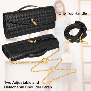 Stylish XINGFENGSU Woven Evening Clutch Handbag for Women