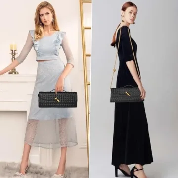 Stylish XINGFENGSU Woven Evening Clutch Handbag for Women