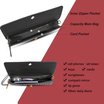 Stylish XINGFENGSU Woven Evening Clutch Handbag for Women