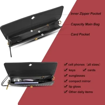 Stylish XINGFENGSU Woven Evening Clutch Handbag for Women