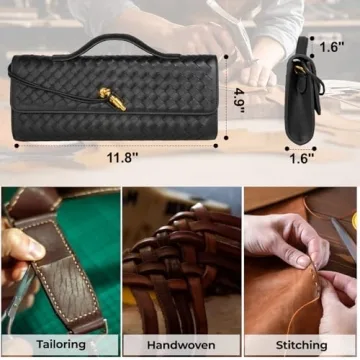 Stylish XINGFENGSU Woven Evening Clutch Handbag for Women