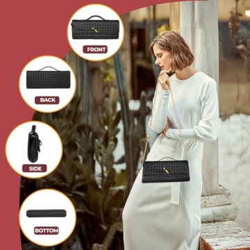 Stylish XINGFENGSU Woven Evening Clutch Handbag for Women