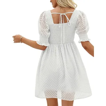 WEESO Summer Dress for Women 2023 Fairy White Style