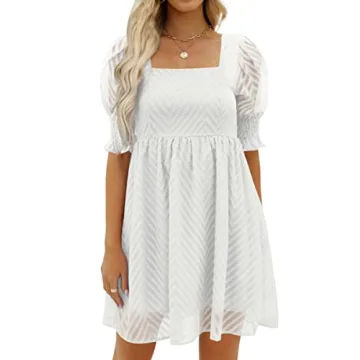 WEESO Summer Dress for Women 2023 Fairy White Style