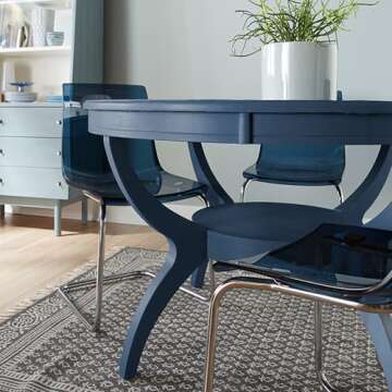 KILZ Chalk Style Paint, Interior, Ultra Flat, Authentic Navy, 1 Quart