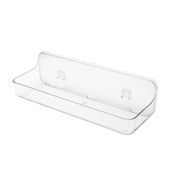 Acrylic Wall Mounted Caddy - Easy No Drill Install