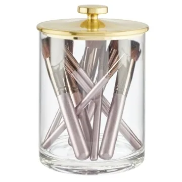 mDesign Apothecary Jars - Elegant Storage for Bath & Kitchen