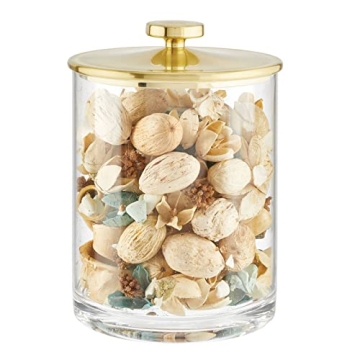 mDesign Apothecary Jars - Elegant Storage for Bath & Kitchen