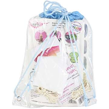 Tulip One-Step Tie Dye Backpack Kit Beachy Blues, 31pc, Party and Craft Supplies, Vibrant Colors for Fashion Art Projects