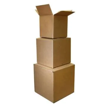 Durable and Affordable 25-Pack of Boxery 9x9x9'' Shipping Boxes