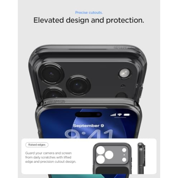 Spigen Ultra Hybrid T MagFit iPhone 17 Pro Case - Matte Black