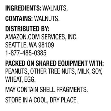 Amazon Brand - Happy Belly California Walnuts Halves and Pieces, 40 ounce