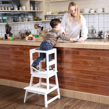 SDADI Kids Kitchen Step Stool Sturdy Safe Design