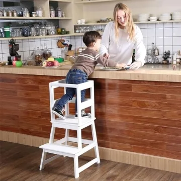SDADI Kids Kitchen Step Stool Sturdy Safe Design