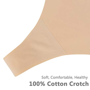 SHARICCA Seamless Thongs 6 Pack - Ultimate Comfort & Style