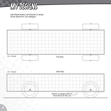 Pinewood Derby Workbook & Logbook for Young Builders