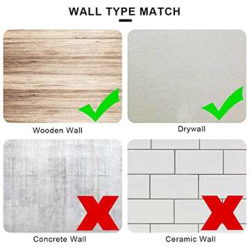 Thumb Tacks for Wall Hanging,Double Headed Picture Hangers Nails for Drywall,Push Pins Picture Photo Hanging for Home Office Hanging,Picture Photo Decorations (Black 20 Pcs)