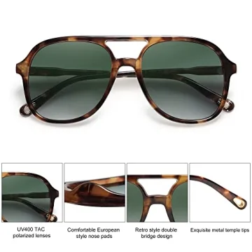 SOJOS Retro Polarized Aviator Sunglasses for Everyone