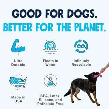 WEST PAW Zogoflex Air Skamp Tug-of-War Stick Dog Chew Toy – Hollow, Squishy Interactive Toy for Dogs, Puppies – for Chewing, Catch, Carry, Fetch, Dishwasher Safe, Latex-Free, Large 8.5", Jungle Green