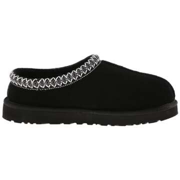 UGG Women's Tasman Slipper, Black, 10